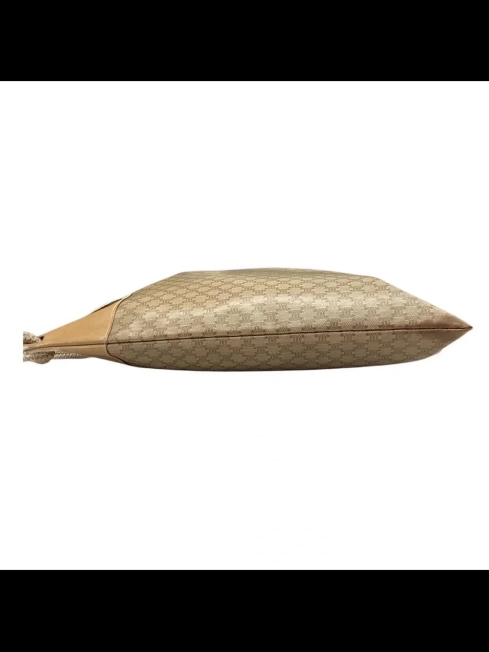 Celine Beige Monogram Drawstring Backpack
